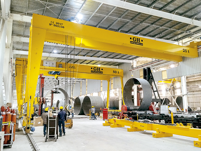 SEMI-GANTRY CRANE